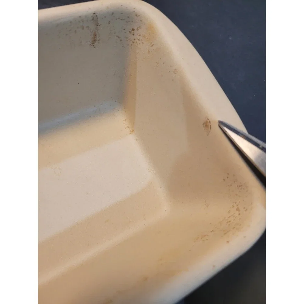 Pampered Chef Family Heritage Stoneware Loaf Pan 9x5 Unglazed #930 Vintage